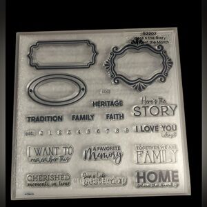 NEW Close to my Heart Here’s the Story My Acrylix stamps